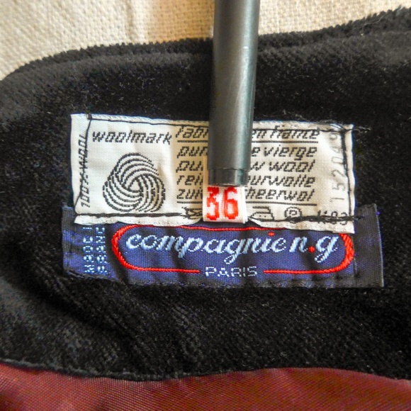 HOLD - Vintage Compagnie N.G. Women 36 Flared Wool Skirt - Picture 9 of 9